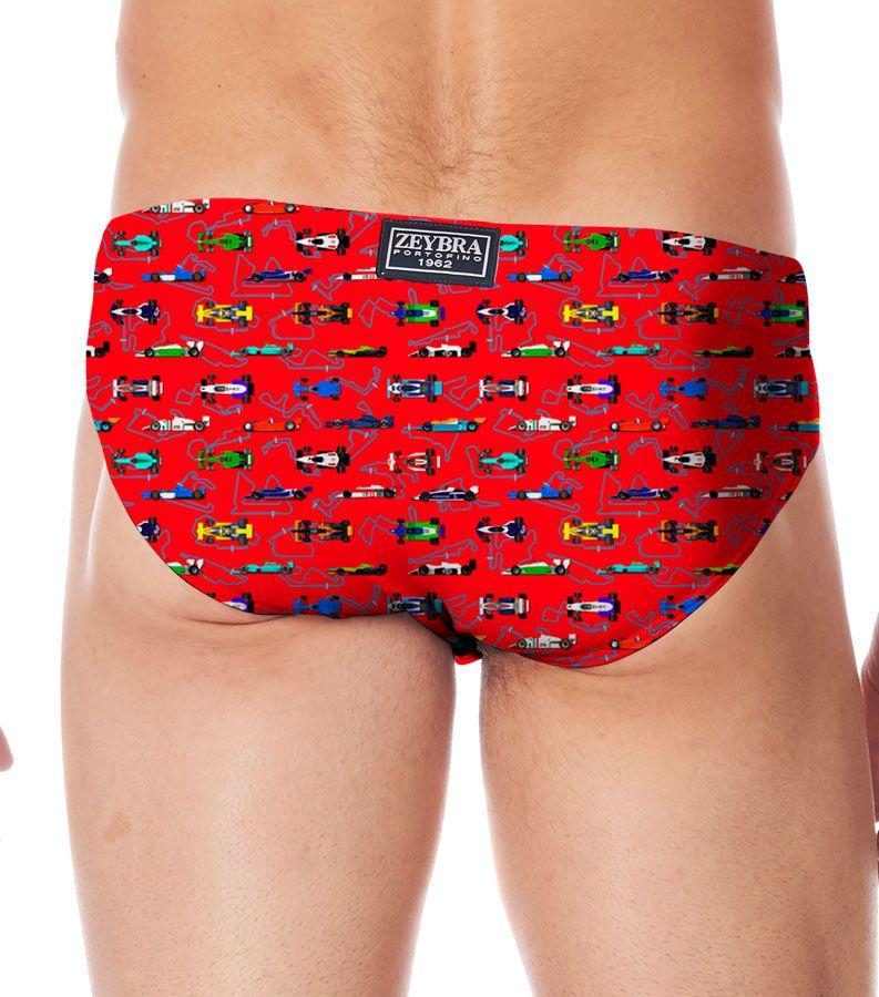 Zeybra SLIP ALTO UOMO FORMULA 1 RED RACE Italy