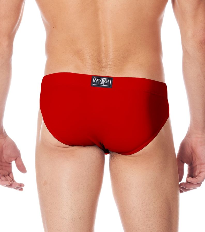 Zeybra SLIP ALTO UOMO TINTA UNITA RED RACE 2025
