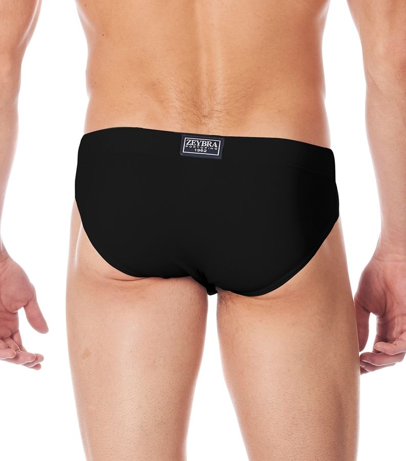 Zeybra SLIP ALTO UOMO TINTA UNITA BLACK Nuovo