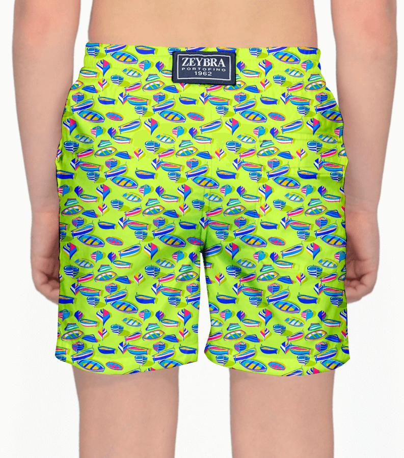 Zeybra COSTUME BAMBINO BARCHE LIME Affare Del Giorno