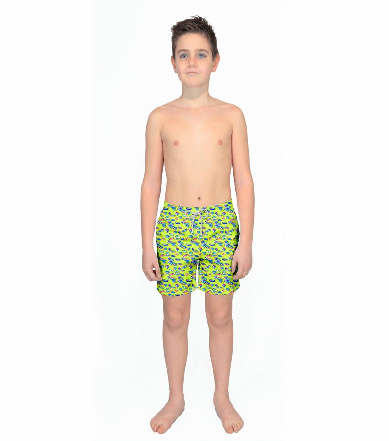 Zeybra COSTUME BAMBINO BARCHE LIME Affare Del Giorno