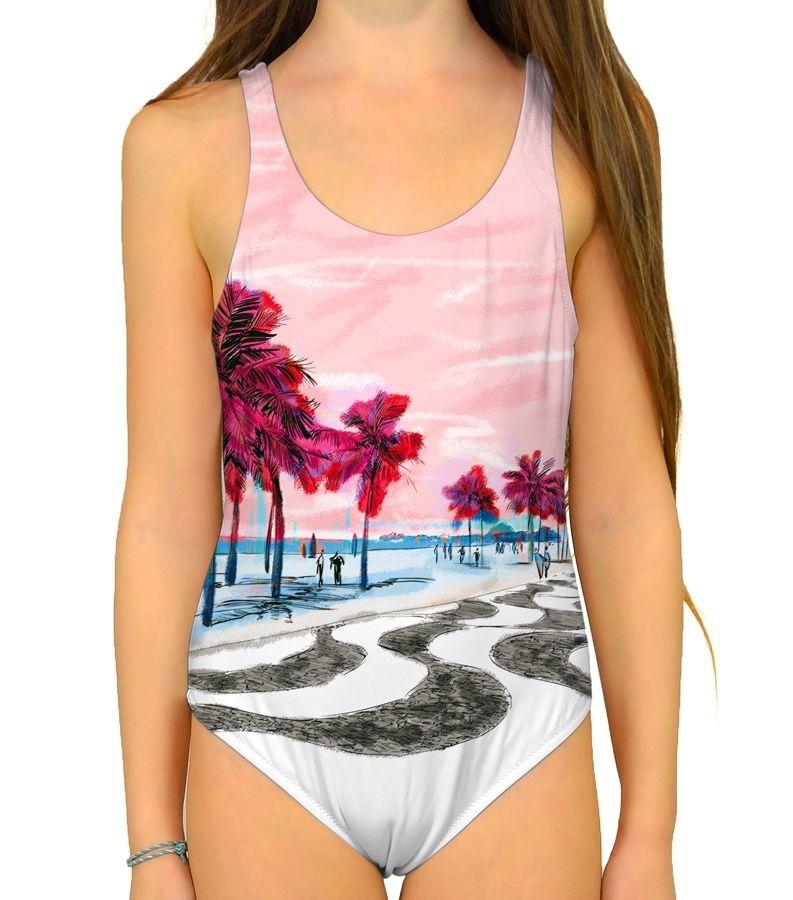 Zeybra COSTUME INTERO BAMBINA BRASILE ROSA Offerte