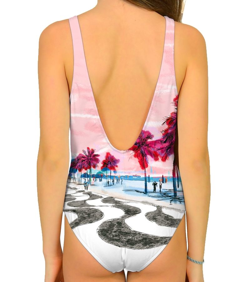 Zeybra COSTUME INTERO BAMBINA BRASILE ROSA Offerte