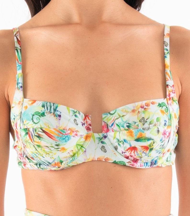 Zeybra COSTUME DONNA A BALCONCINO BOTANIC BIANCO Shopping Online
