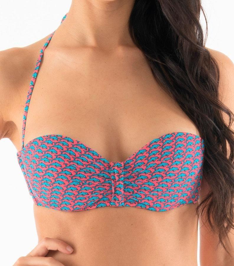 Zeybra FASCIA DONNA PUSH UP DELFINI PINK Prezzo Ridotto