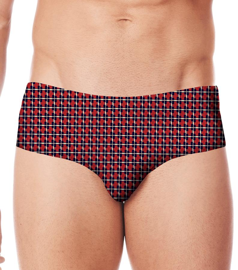 Zeybra SLIP UOMO GEOMETRICO RED RACE Offerta speciale della fabbrica