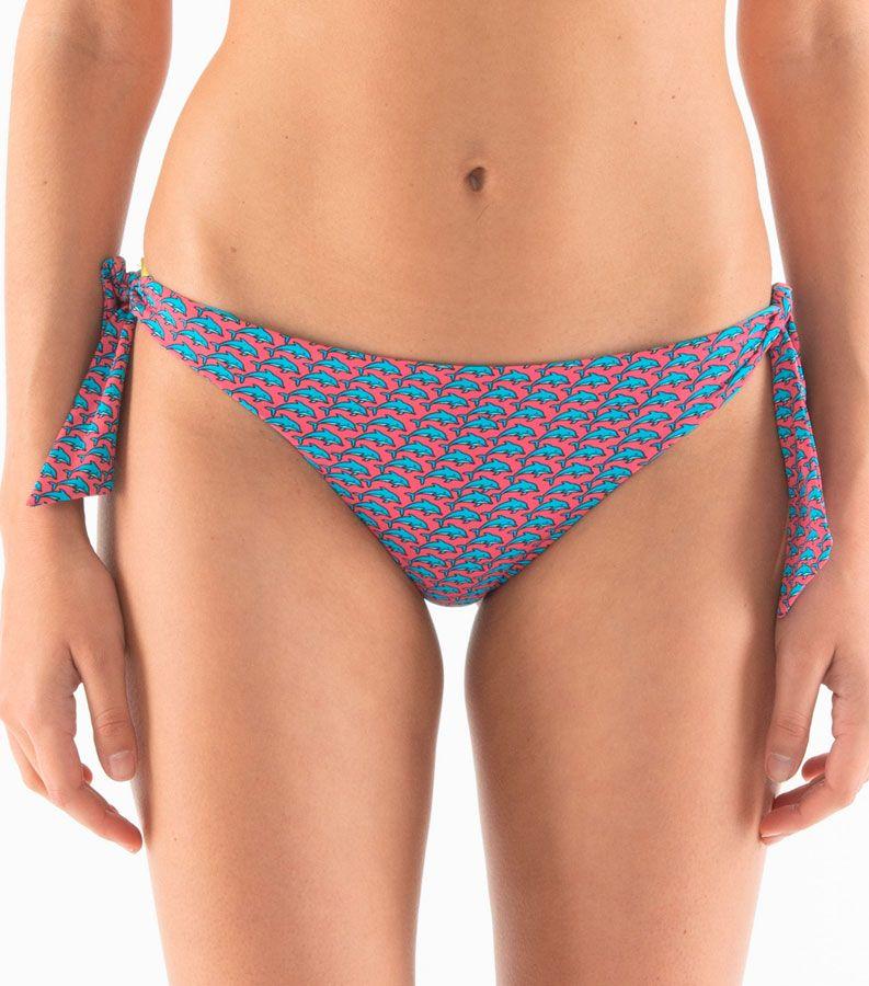 Zeybra BRASILIANA DONNA REVERSIBILE DELFINI PINK Pezzi Unici