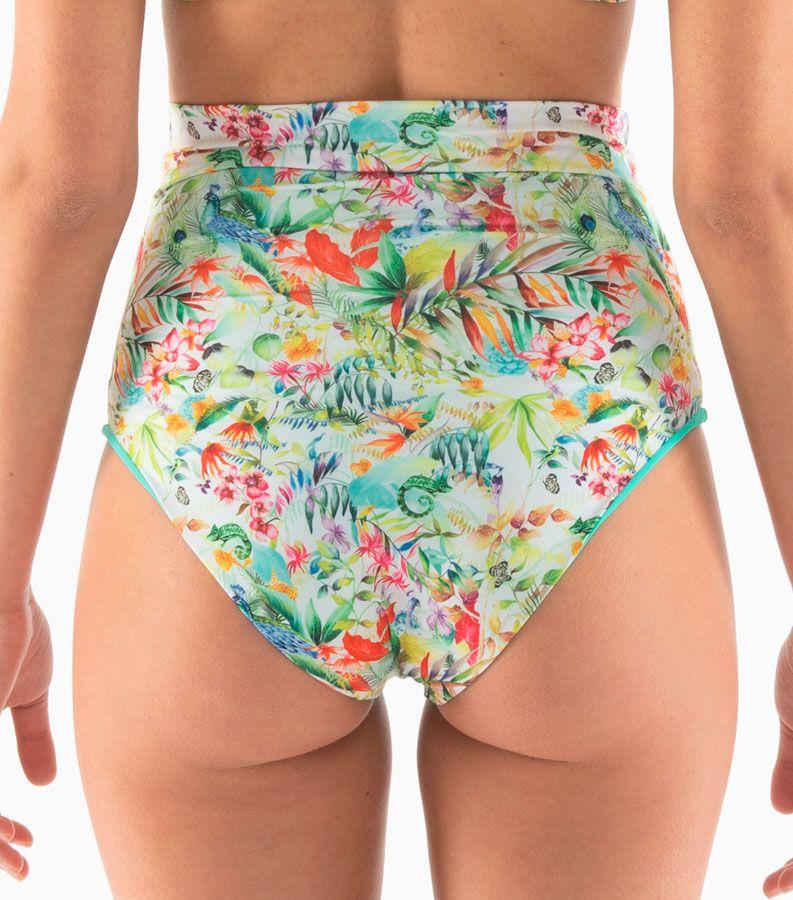 Zeybra SLIP VITA ALTA DONNA REVERSIBILE BOTANIC BIANCO Soddisfazione Garantita