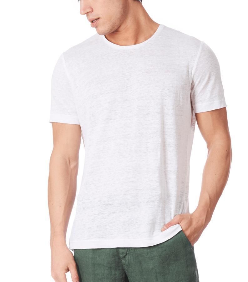 Zeybra T-SHIRT UOMO LINO BIANCO Vendita Economica