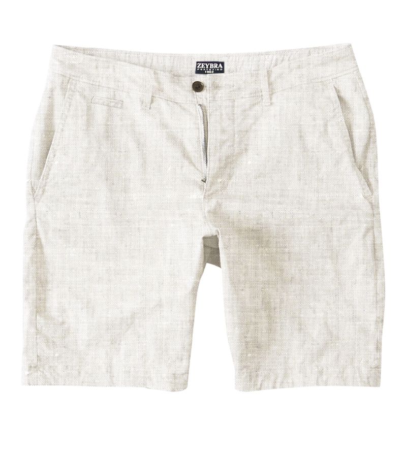 Zeybra BERMUDA UOMO LINO BIANCO Offerta Pasqua