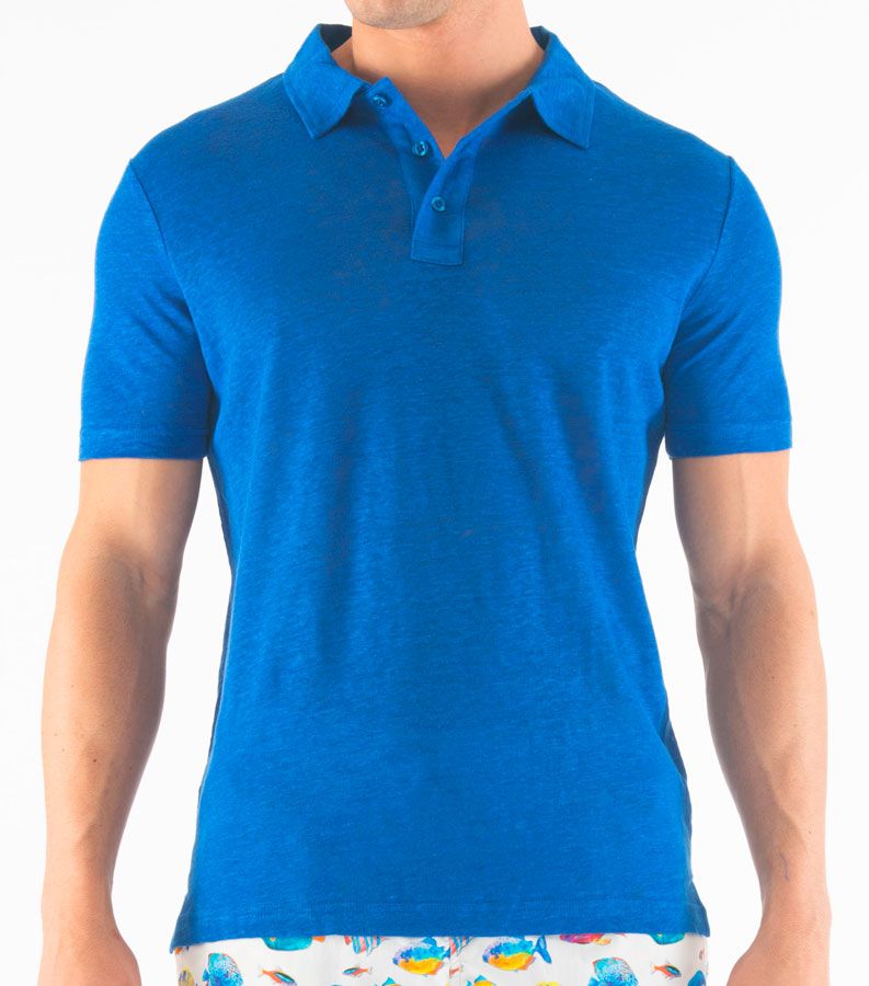 Zeybra POLO UOMO LINO ELETTRICO Latest fashion