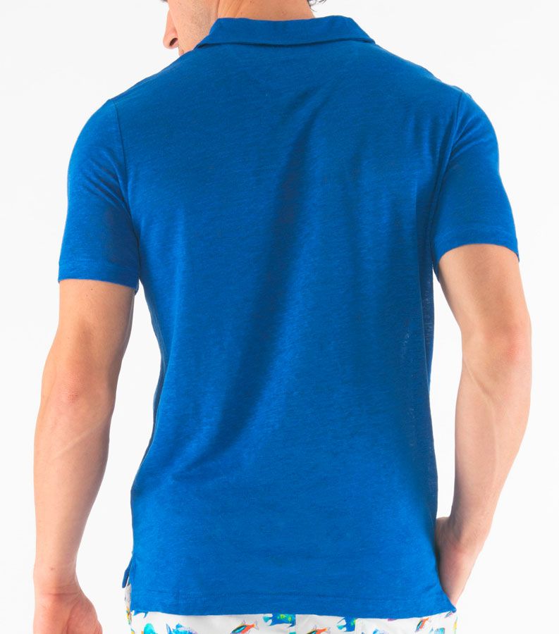 Zeybra POLO UOMO LINO ELETTRICO Latest fashion