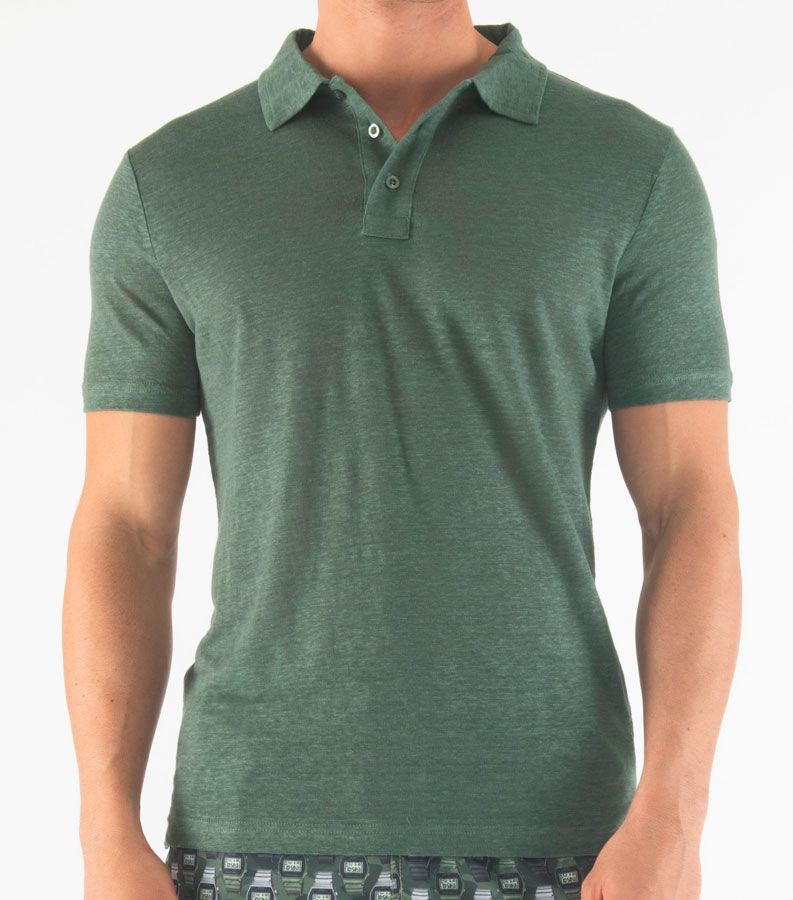 Zeybra POLO UOMO LINO MILITY Online Outlet