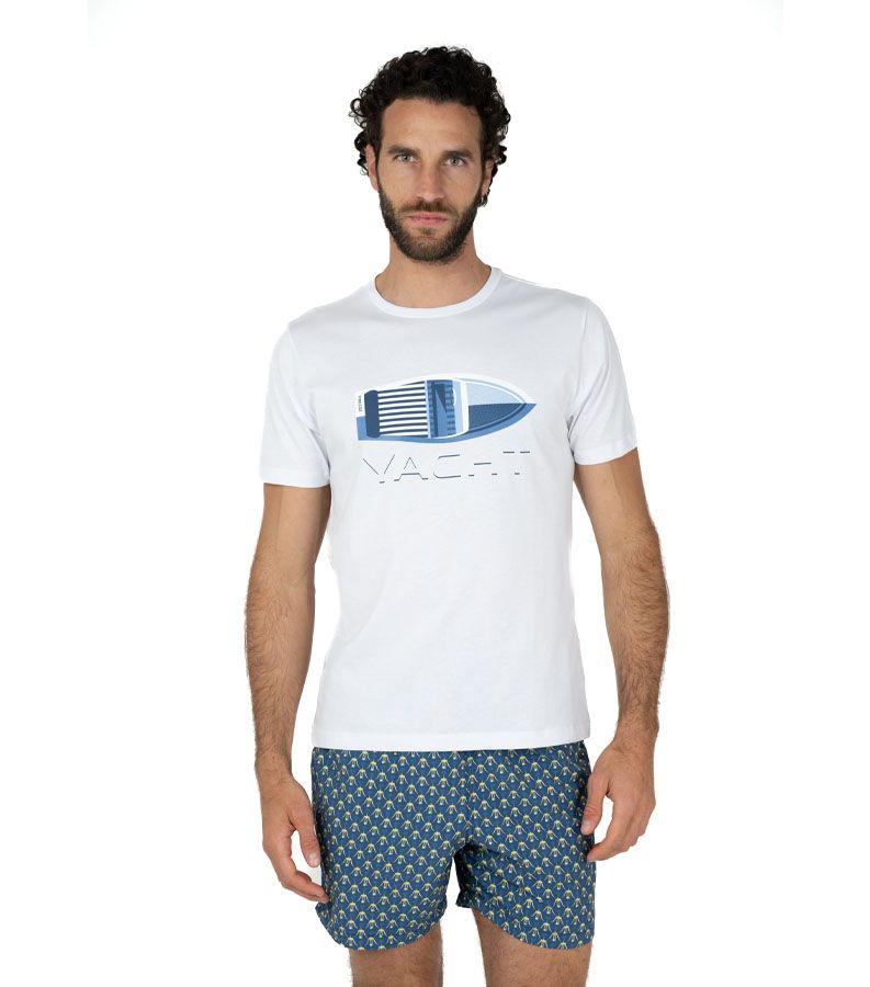 Zeybra T-SHIRT UOMO 100% COTONE SUPIMA BIANCO Enormi sconti