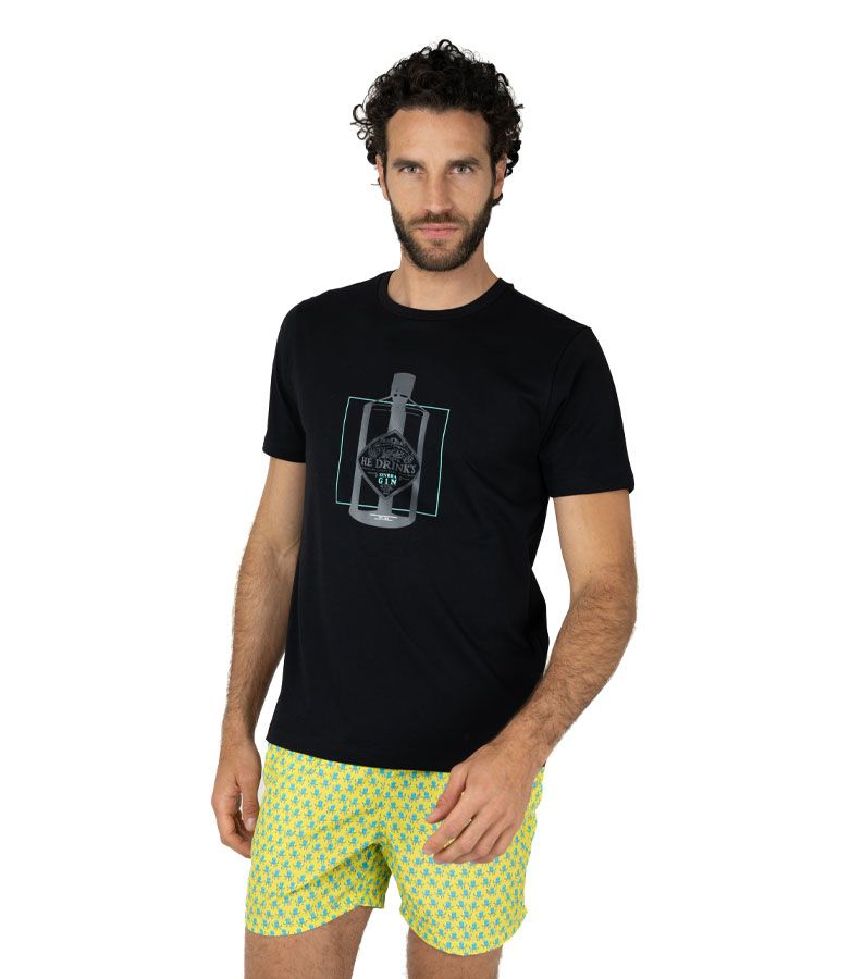 Zeybra T-SHIRT UOMO 100% COTONE SUPIMA Esporta salva