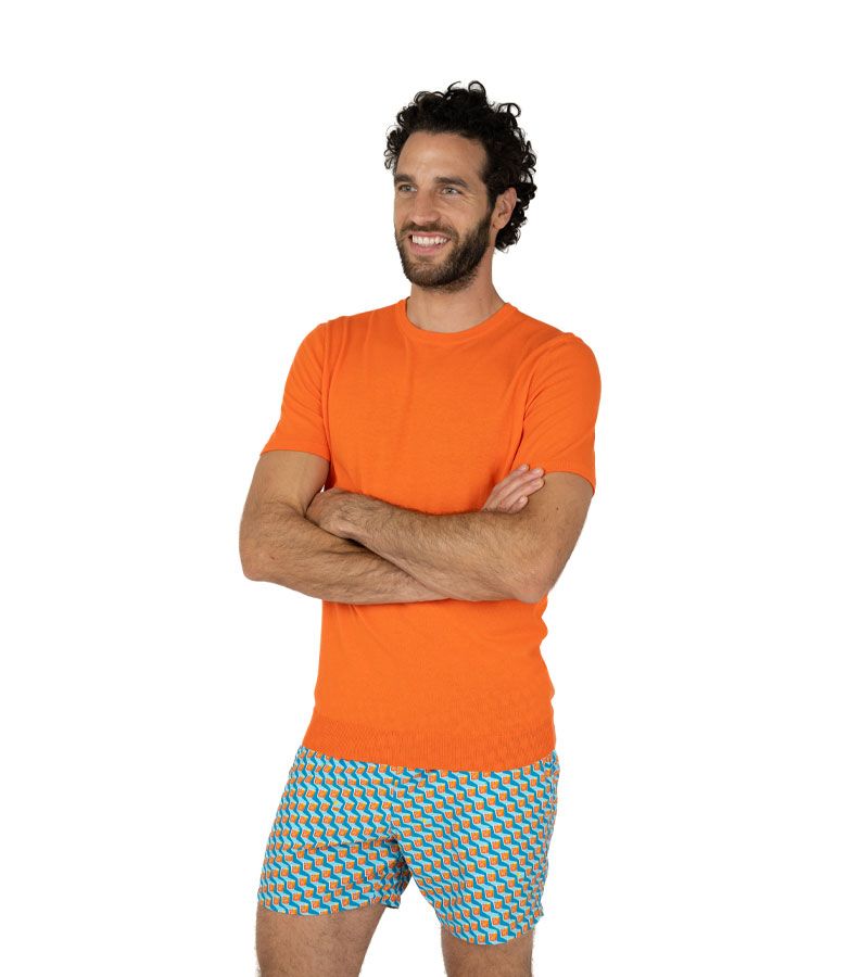 Zeybra T-SHIRT UOMO 100% COTONE CRÈPE MANGO 50% di sconto per tempo limitato