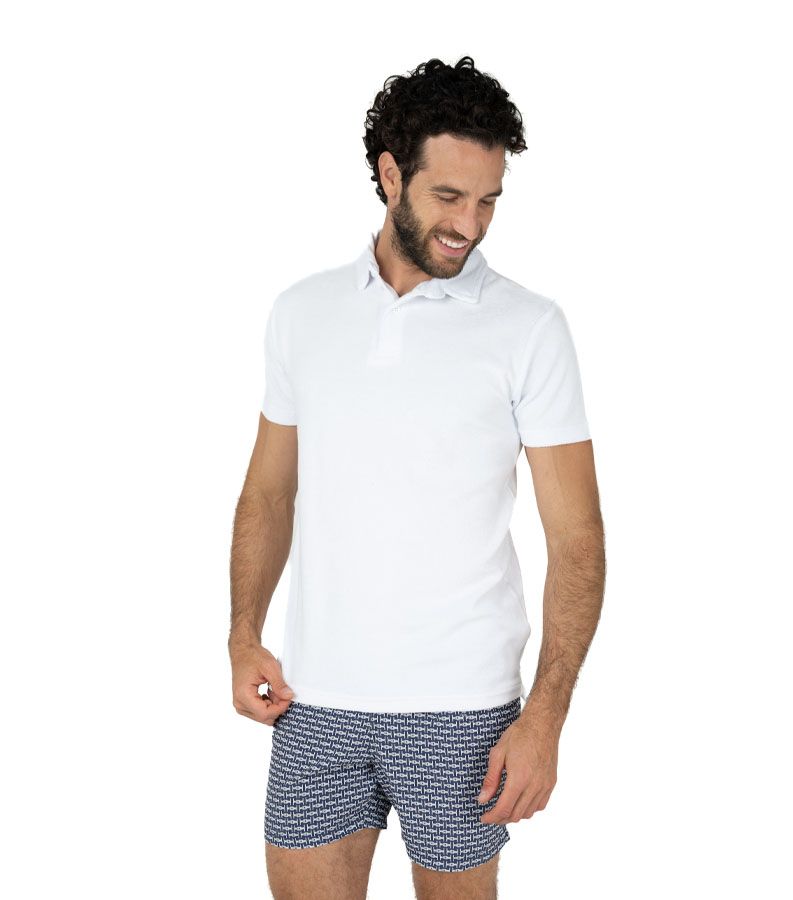 Zeybra POLO UOMO SPUGNA BIANCO Vendita