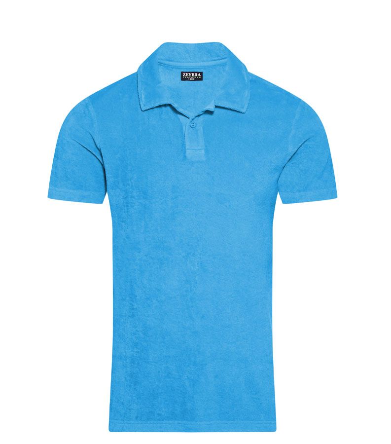 Zeybra POLO UOMO SPUGNA TURCHESE Soddisfazione Garantita