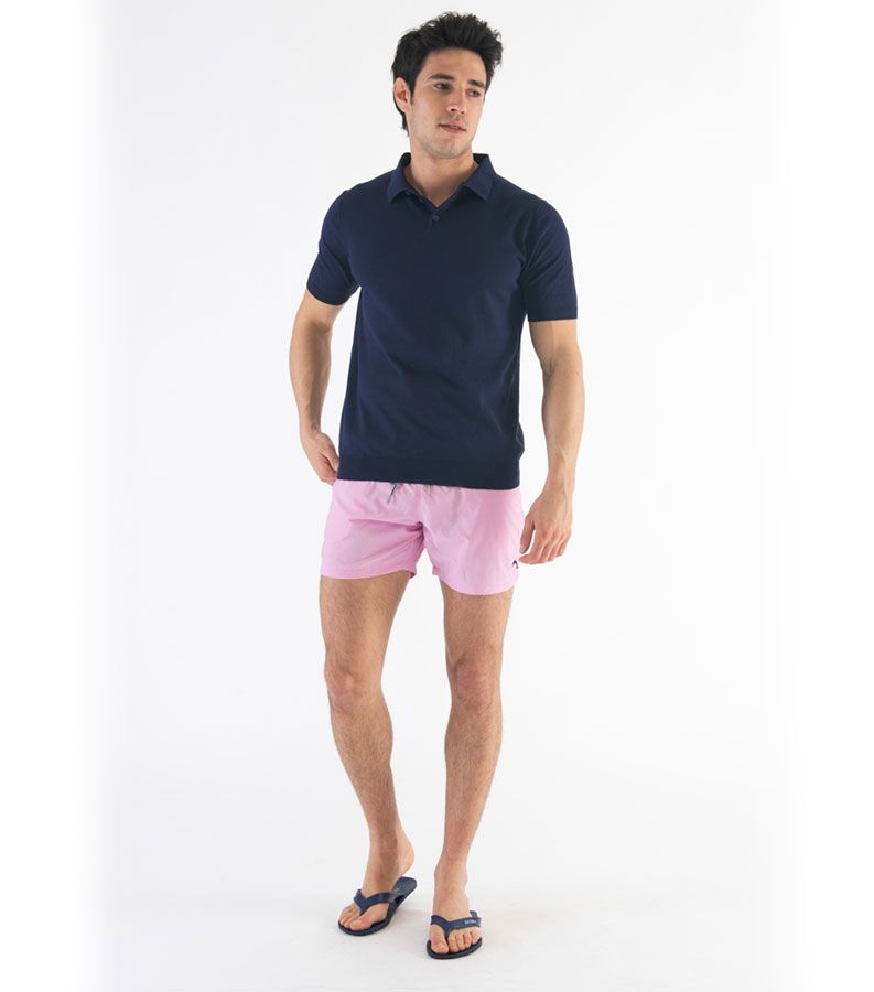 Zeybra POLO UOMO COTONE CREPE BLU Acquista Ora