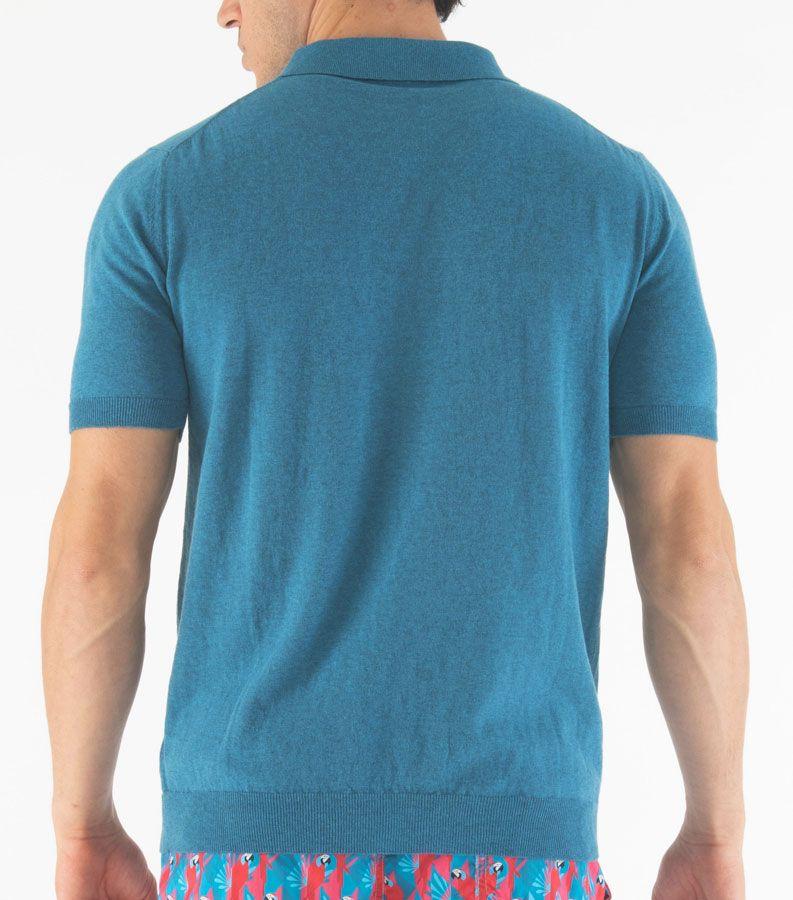 Zeybra POLO UOMO COTONE CREPE DENIM Promozione Limitata