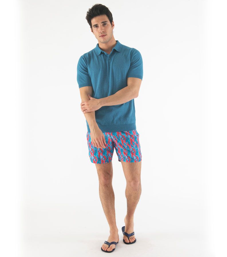 Zeybra POLO UOMO COTONE CREPE DENIM Promozione Limitata