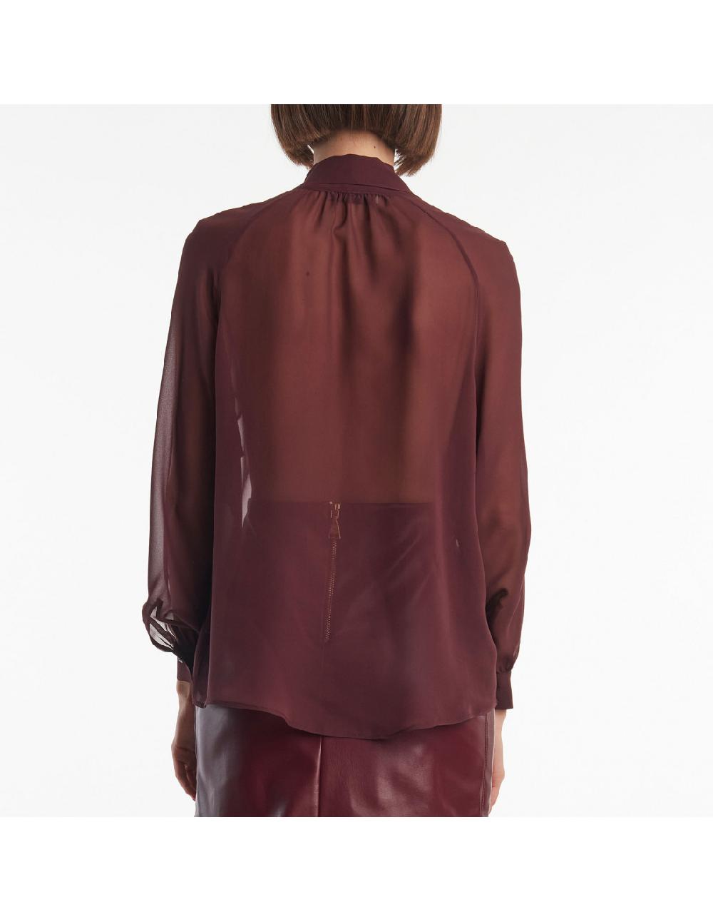 Angelo marani CAMICIA CON ROUCHES Vendite Flash